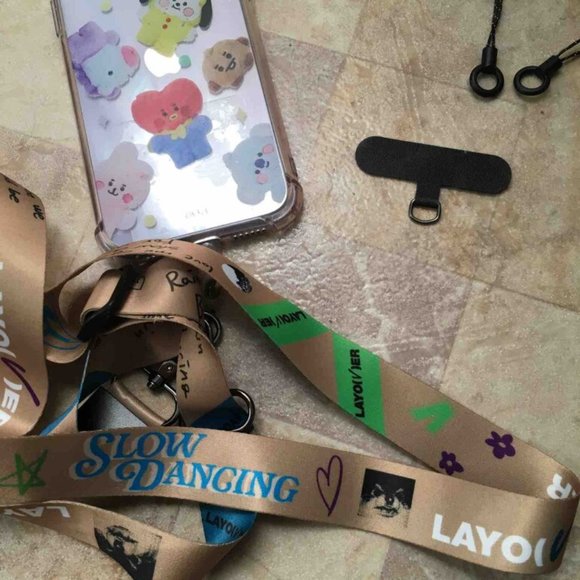 BTS LANDYARD V SLOW DANCING BROWN BEIGE COLOR - Picture 2 of 3